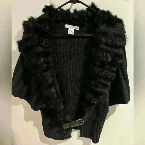 Cardigan faux fur - Picture 2 of 4